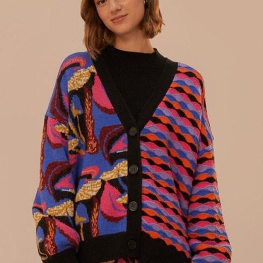 Farm-rio Women's multi Cardigan